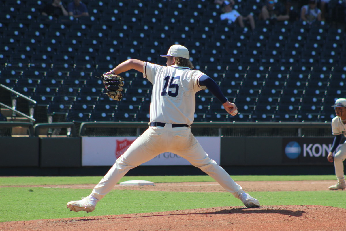 Pearland Flower Mound 6A UIL state championship Texas baseball playoffs 061023 Andrew McCulloch 17